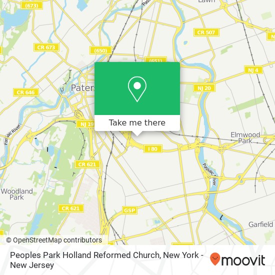 Mapa de Peoples Park Holland Reformed Church