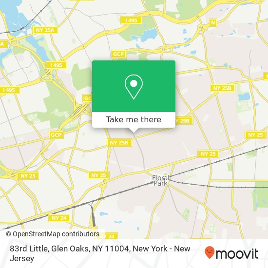 Mapa de 83rd Little, Glen Oaks, NY 11004