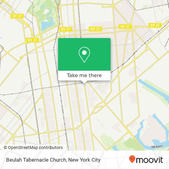 Beulah Tabernacle Church map