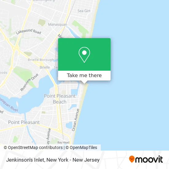 Jenkinson's Inlet map