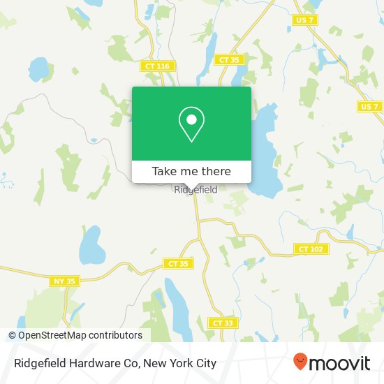 Ridgefield Hardware Co map