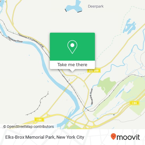 Mapa de Elks-Brox Memorial Park