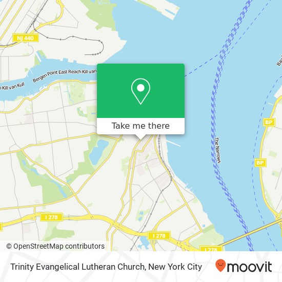 Mapa de Trinity Evangelical Lutheran Church