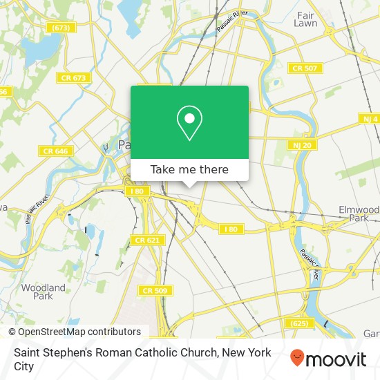 Mapa de Saint Stephen's Roman Catholic Church