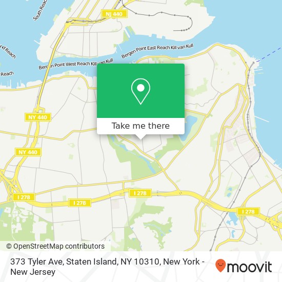 373 Tyler Ave, Staten Island, NY 10310 map