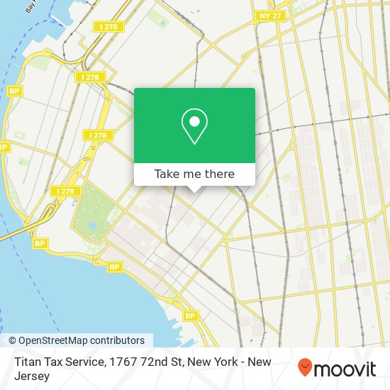 Titan Tax Service, 1767 72nd St map