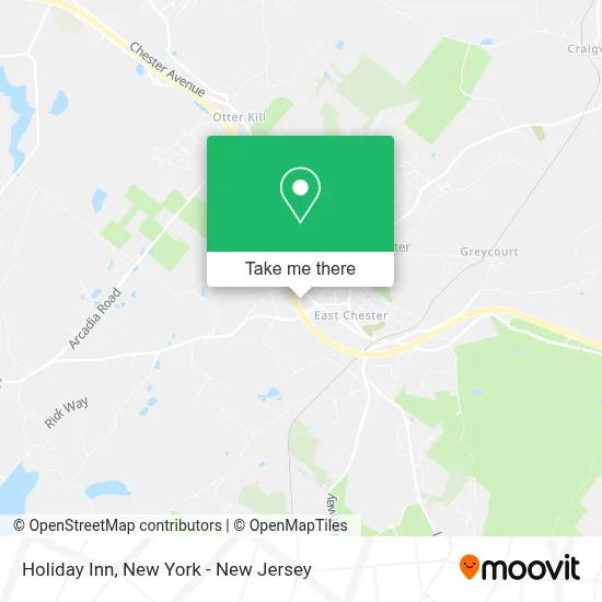 Holiday Inn map
