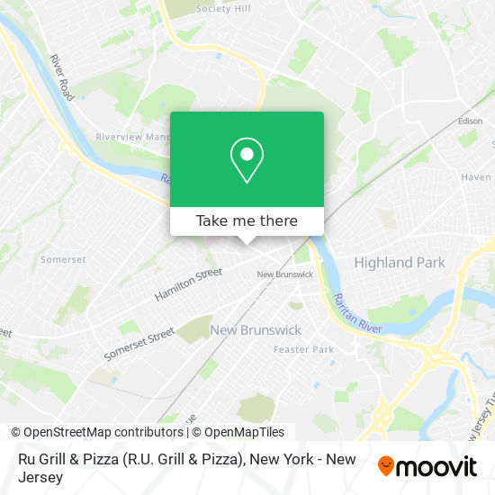 Ru Grill & Pizza (R.U. Grill & Pizza) map