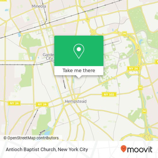 Mapa de Antioch Baptist Church