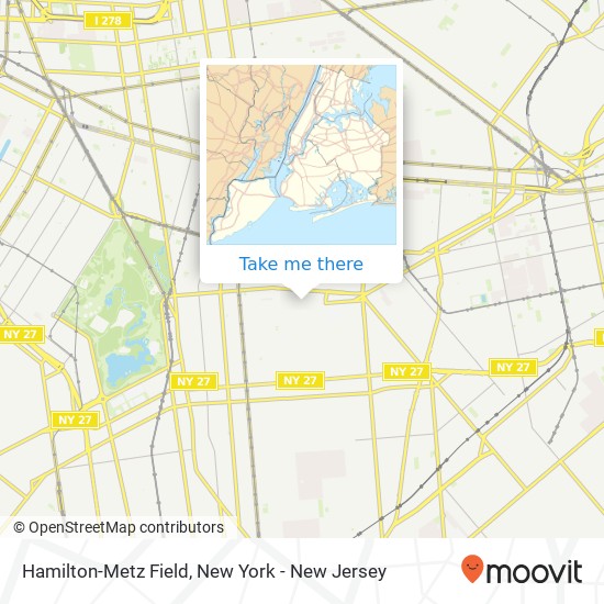 Hamilton-Metz Field map