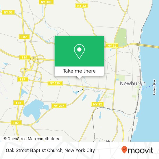 Mapa de Oak Street Baptist Church