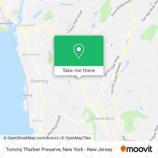 Tommy Thurber Preserve map