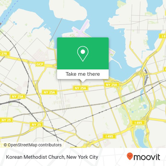 Korean Methodist Church map