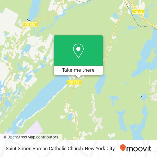 Mapa de Saint Simon Roman Catholic Church