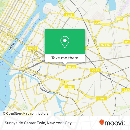 Mapa de Sunnyside Center Twin