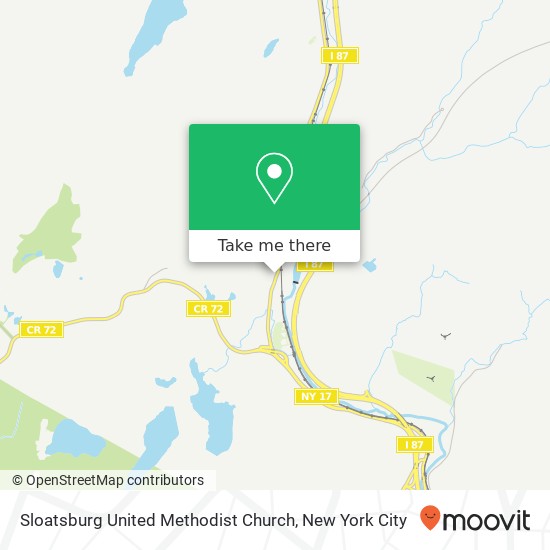 Mapa de Sloatsburg United Methodist Church