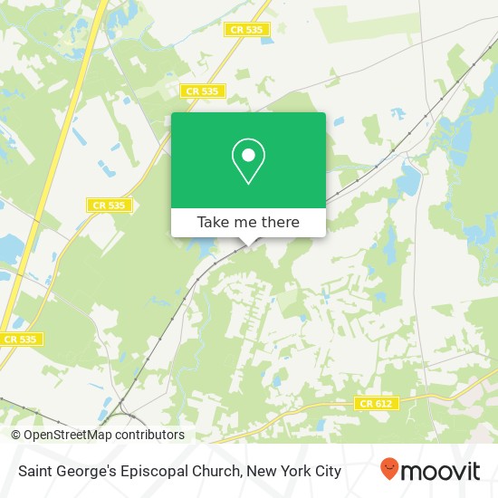 Saint George's Episcopal Church map