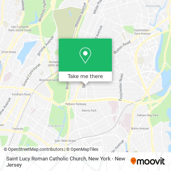 Saint Lucy Roman Catholic Church map