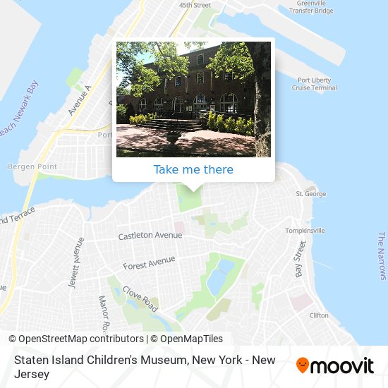 Staten Island Children's Museum map