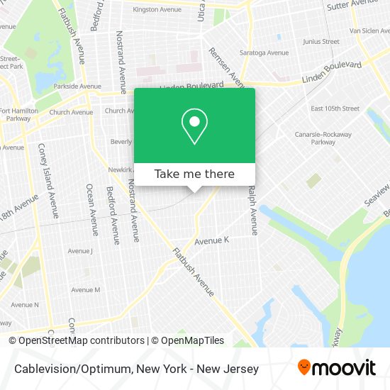 Cablevision/Optimum map