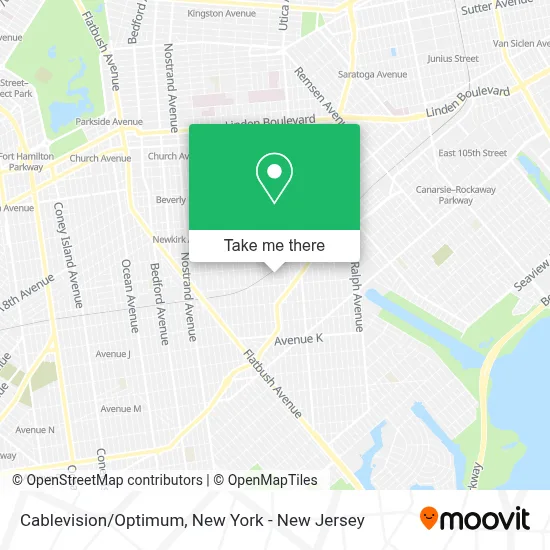 Cablevision/Optimum map