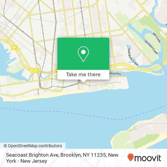 Seacoast Brighton Ave, Brooklyn, NY 11235 map