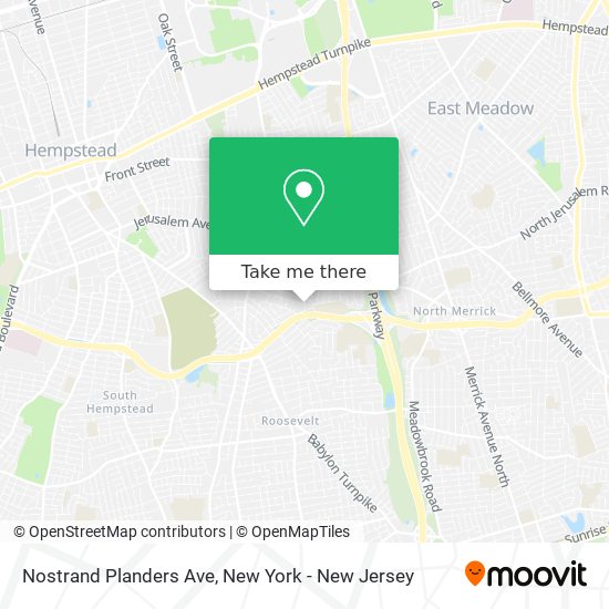 Nostrand Planders Ave map