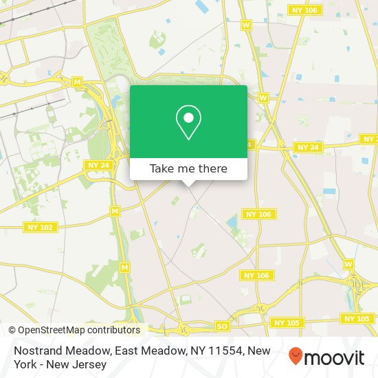 Nostrand Meadow, East Meadow, NY 11554 map