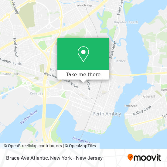 Mapa de Brace Ave Atlantic