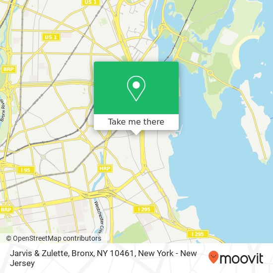 Mapa de Jarvis & Zulette, Bronx, NY 10461