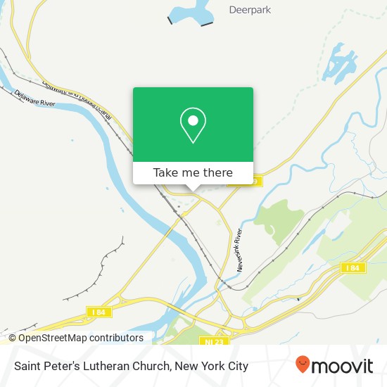 Saint Peter's Lutheran Church map