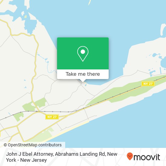 John J Ebel Attorney, Abrahams Landing Rd map