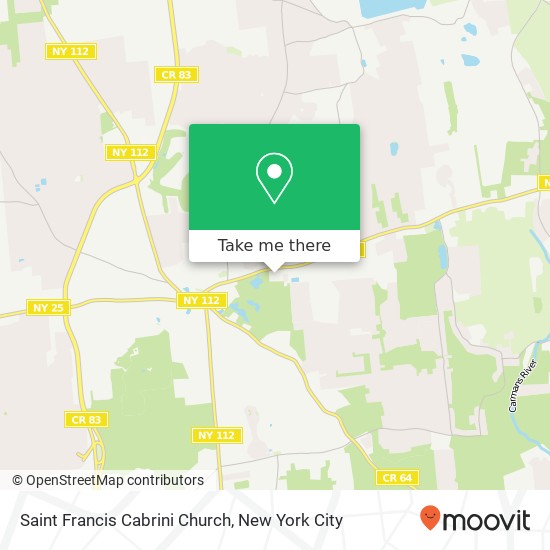 Mapa de Saint Francis Cabrini Church