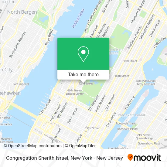 Congregation Sherith Israel map