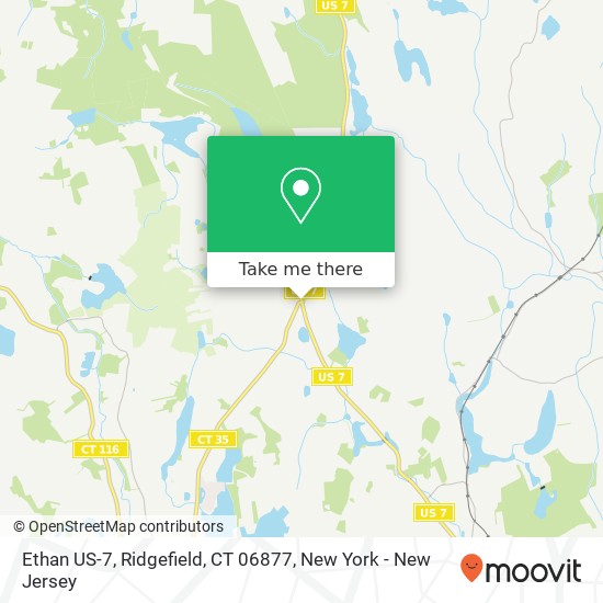 Mapa de Ethan US-7, Ridgefield, CT 06877