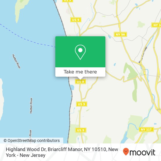 Highland Wood Dr, Briarcliff Manor, NY 10510 map