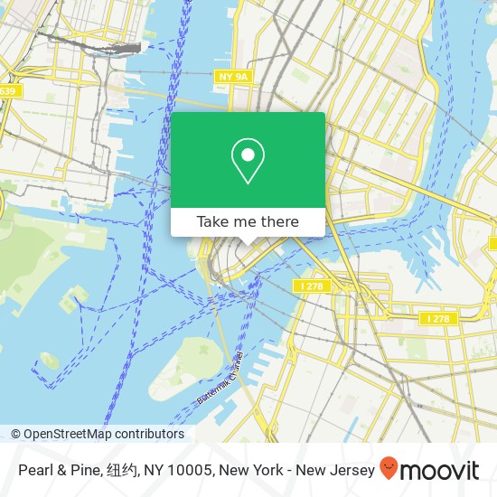Pearl & Pine, 纽约, NY 10005 map