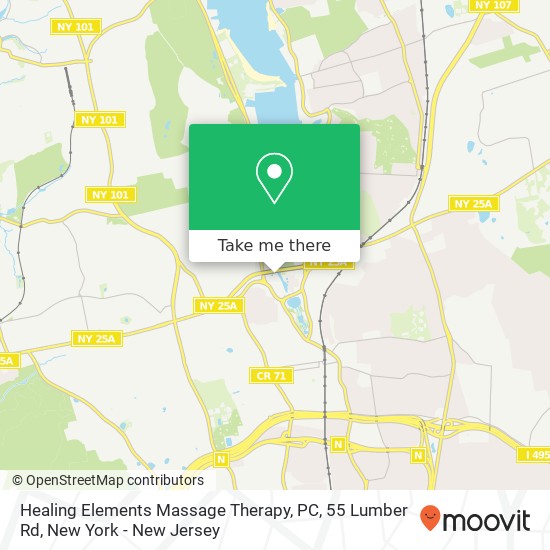 Healing Elements Massage Therapy, PC, 55 Lumber Rd map