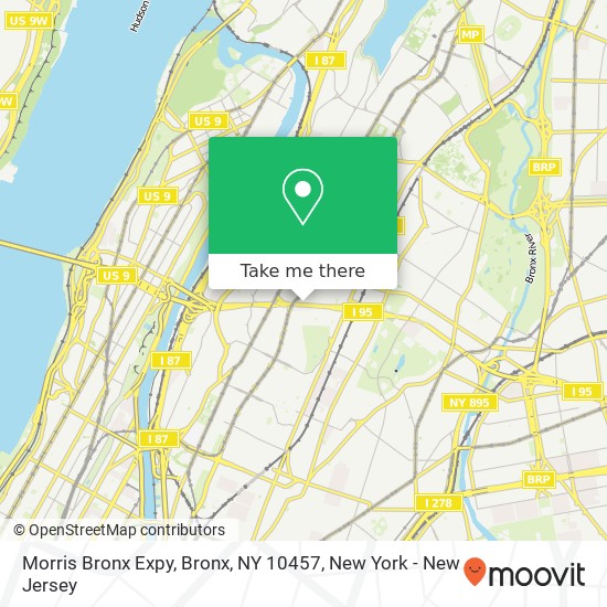 Morris Bronx Expy, Bronx, NY 10457 map
