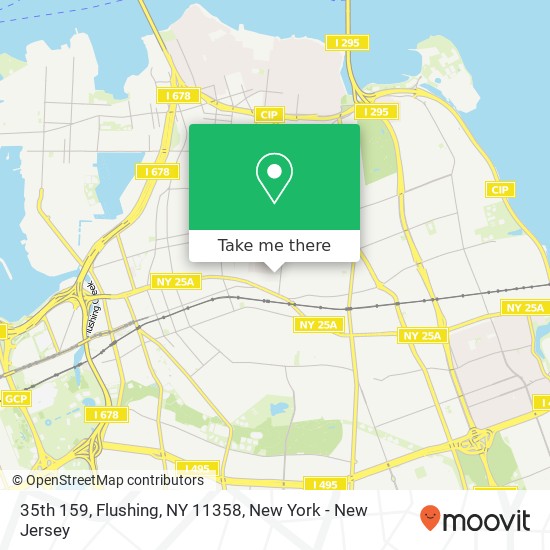 35th 159, Flushing, NY 11358 map