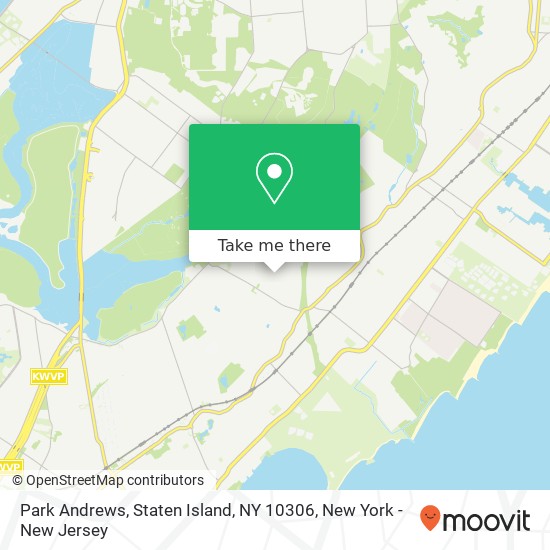 Mapa de Park Andrews, Staten Island, NY 10306