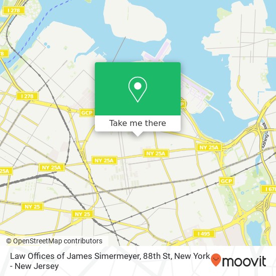 Mapa de Law Offices of James Simermeyer, 88th St