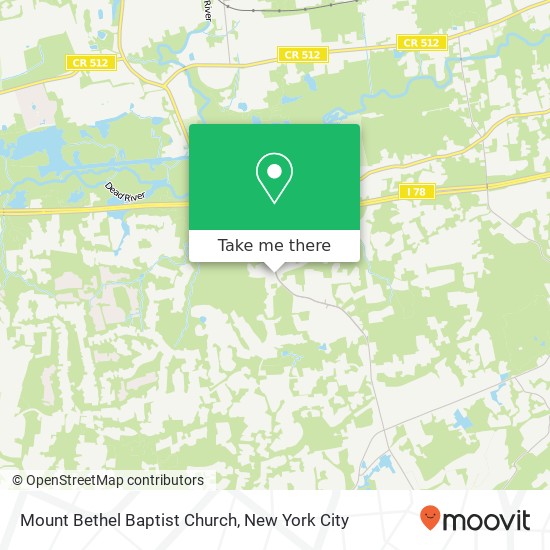 Mount Bethel Baptist Church map