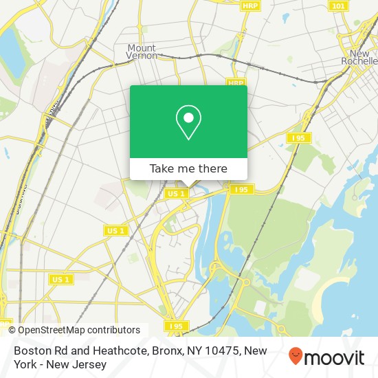 Boston Rd and Heathcote, Bronx, NY 10475 map