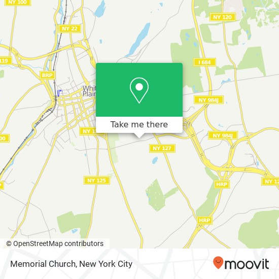 Memorial Church map
