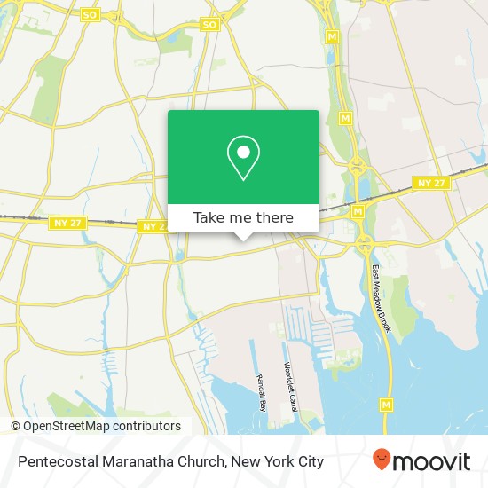 Mapa de Pentecostal Maranatha Church