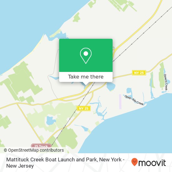 Mattituck Creek Boat Launch and Park map