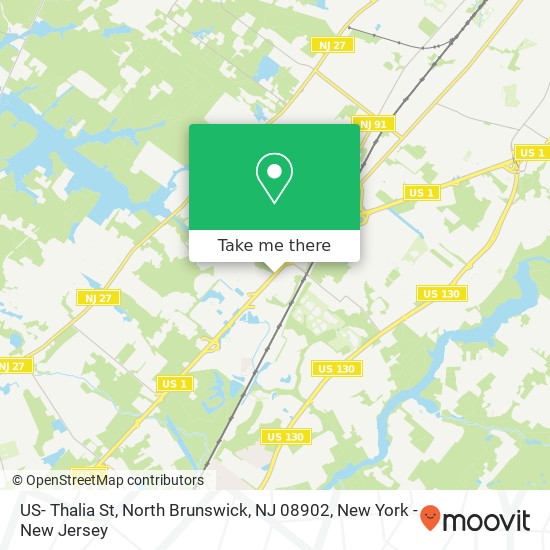 US- Thalia St, North Brunswick, NJ 08902 map