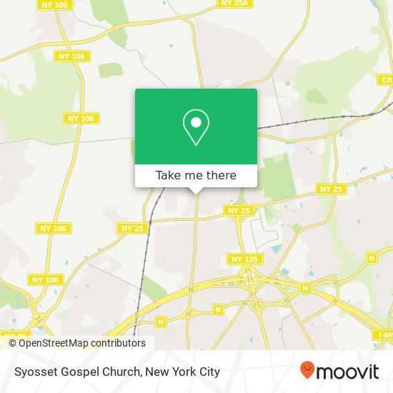 Syosset Gospel Church map