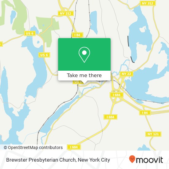 Mapa de Brewster Presbyterian Church